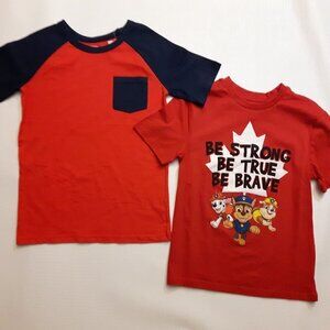 Paw Patrol t-shirt Boys t-shirt lot Paw Patrol Pocket M 7/8 LOT
